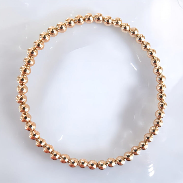 CLASSIC GOLD FILL BRACELET 4MM