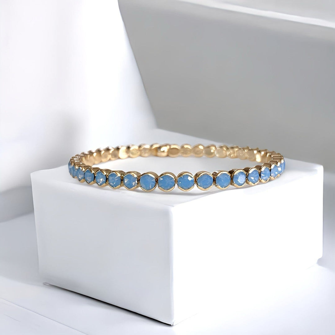 4MM BLUE OPAL BANGLE