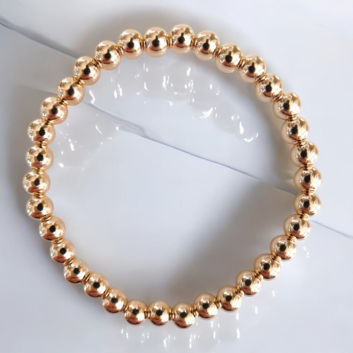 CLASSIC GOLD FILL BRACELET 6MM