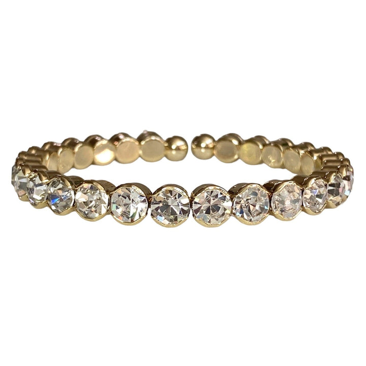 STATEMENT CRYSTAL BANGLE - GOLD