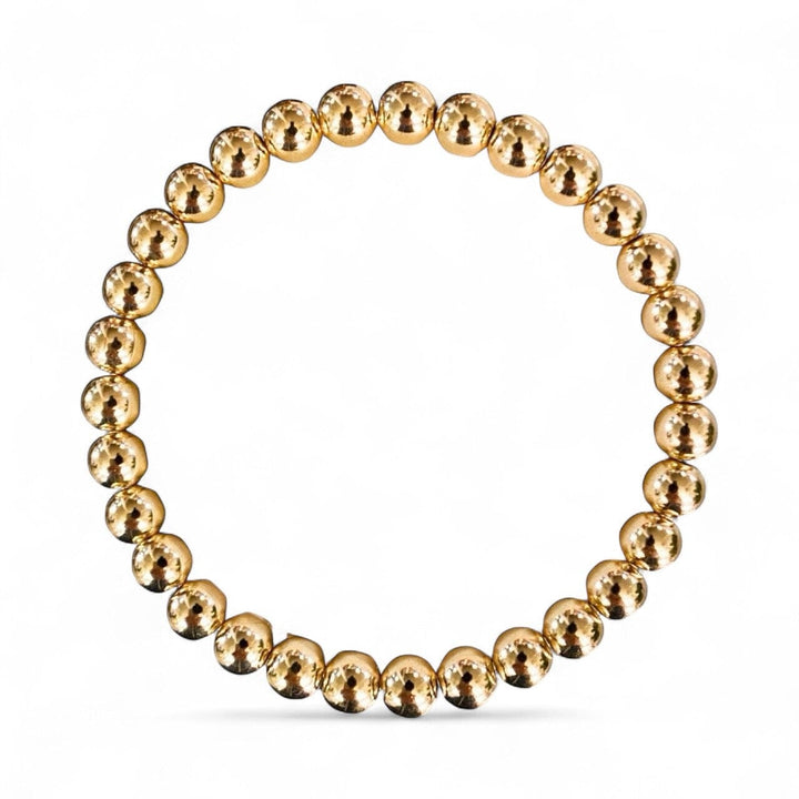 6mm Bead Bracelet • 14k Gold-Filled