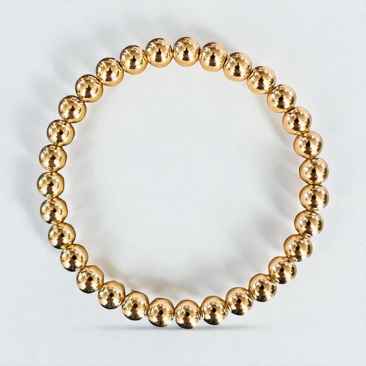 6mm Bead Bracelet • 14k Gold-Filled