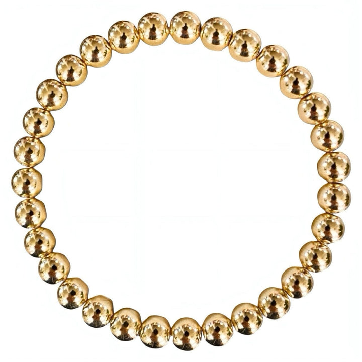 6mm Bead Bracelet • 14k Gold-Filled