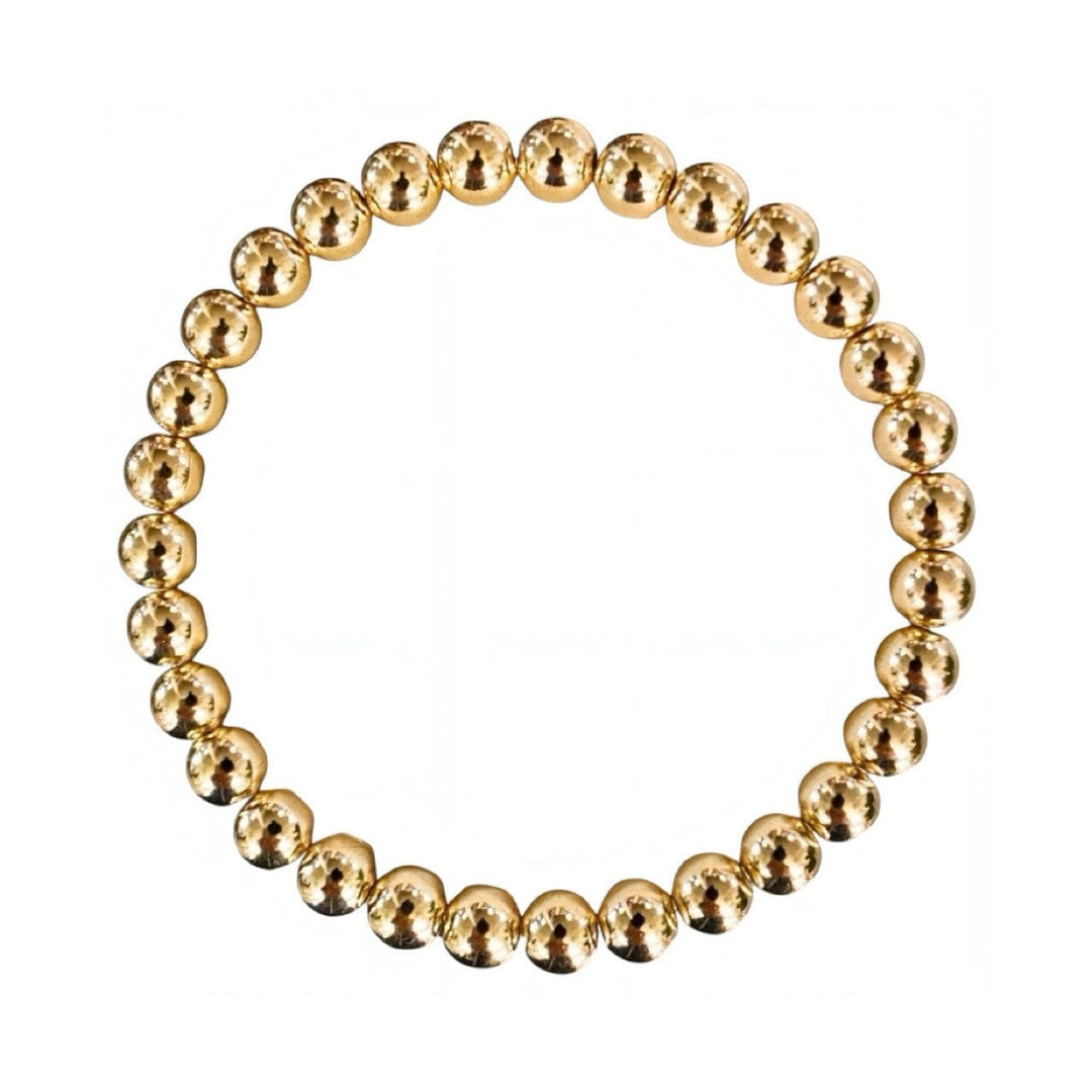 6mm Bead Bracelet • 14k Gold-Filled