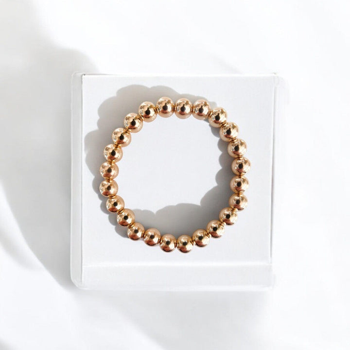 CLASSIC GOLD FILL BRACELET 8MM