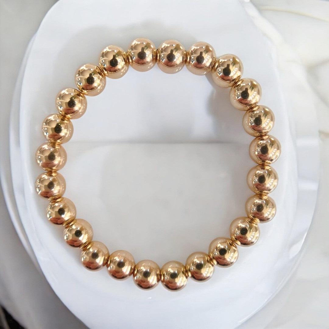 CLASSIC GOLD FILL BRACELET 8MM