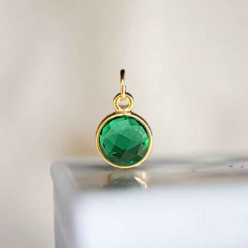 EMERALD NECKLACE CHARM