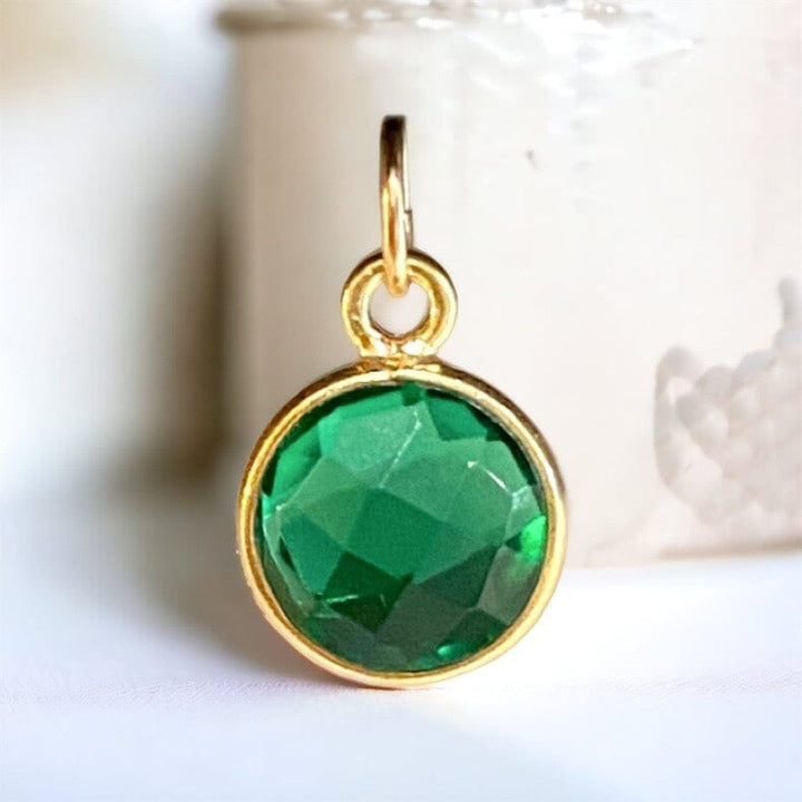 EMERALD NECKLACE CHARM