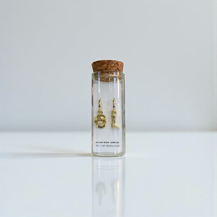 HOWDY MISMATCH HUGGIE EARRINGS