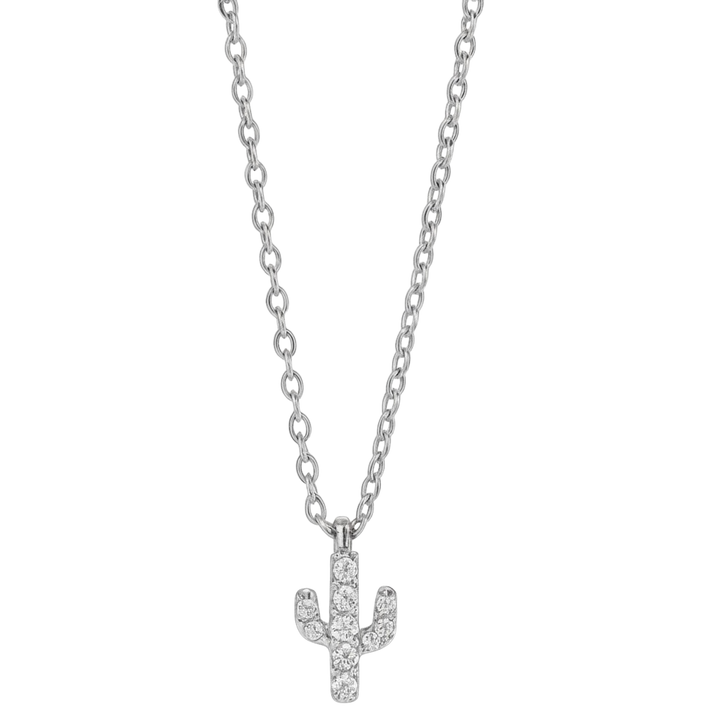 MINI PAVÉ CACTUS NECKLACE