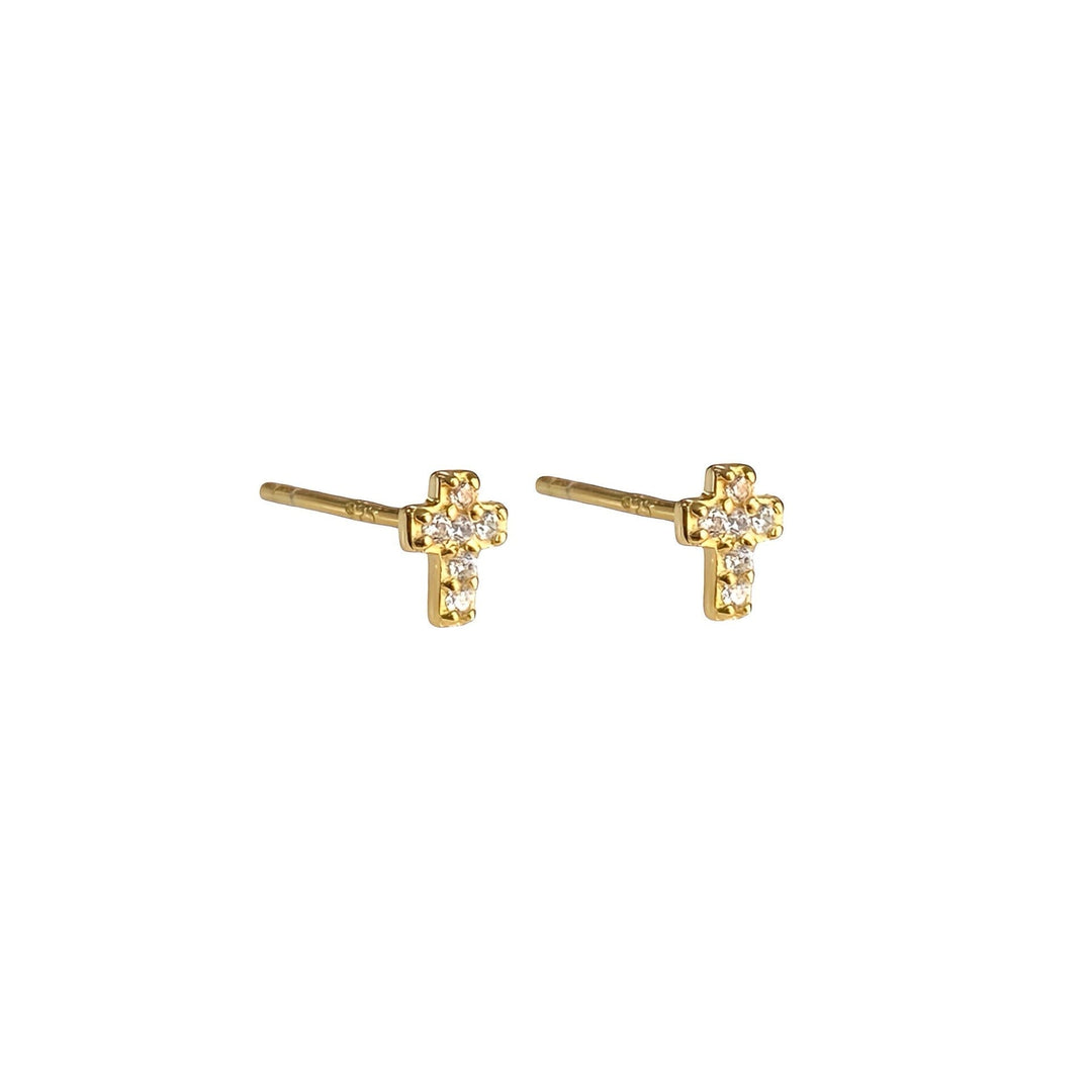 MINI CROSS STUDS