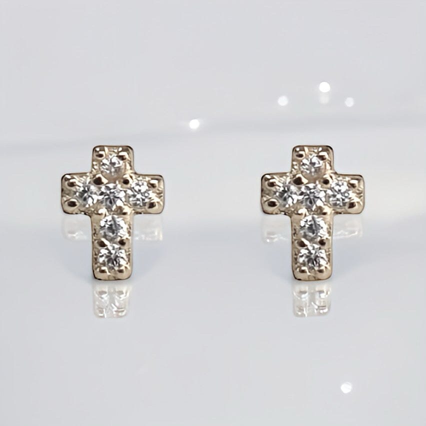 MINI CROSS STUDS