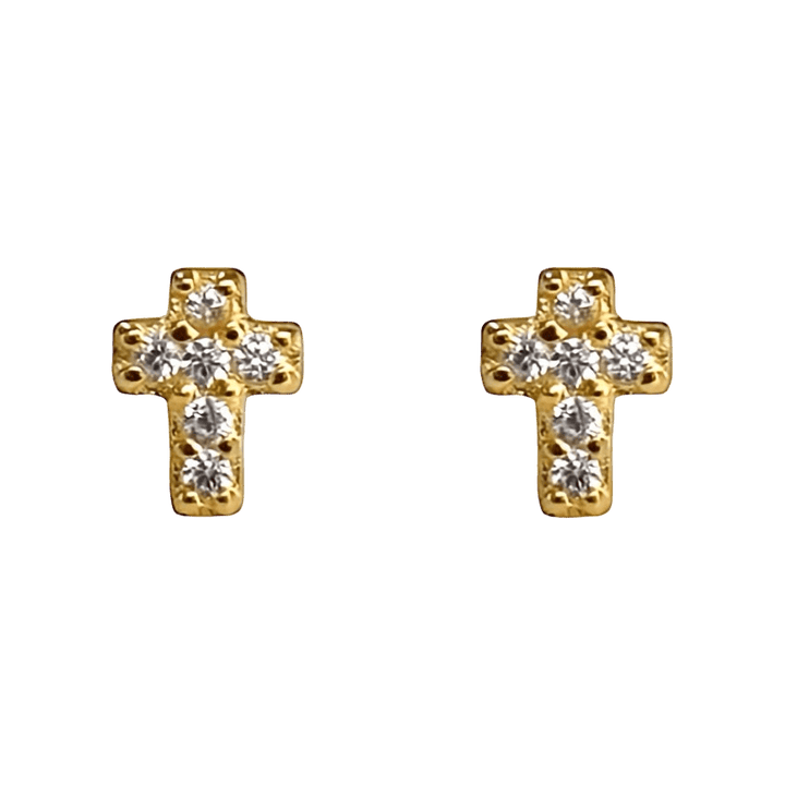 MINI CROSS STUDS