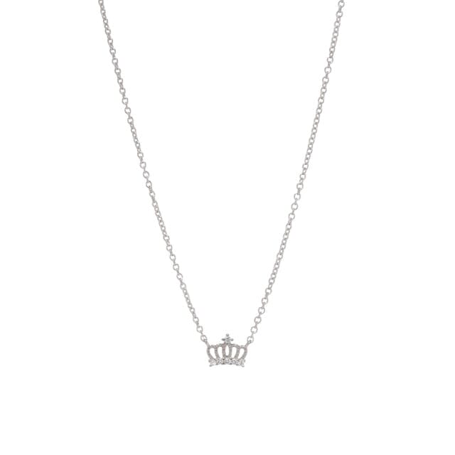 14K GOLD MINI CROWN NECKLACE