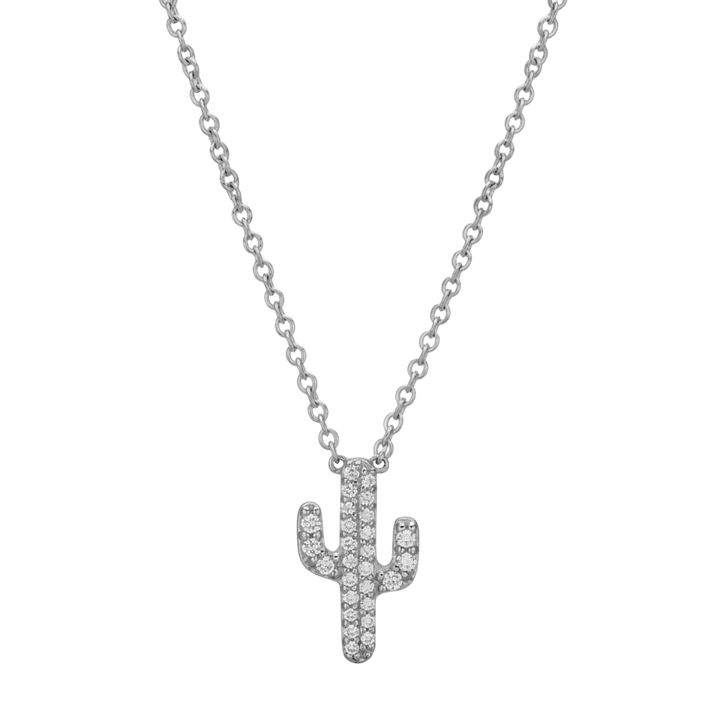 PAVÉ CACTUS NECKLACE