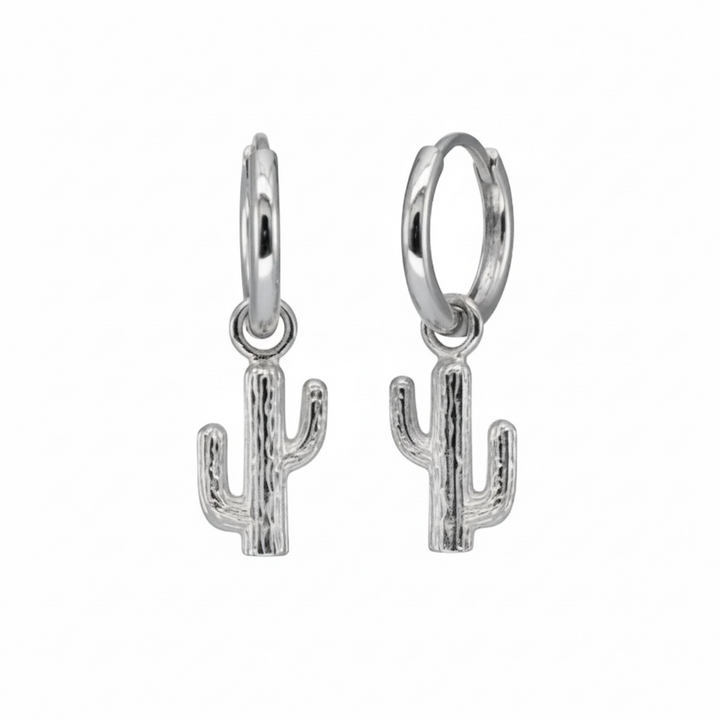 CACTUS HUGGIE EARRINGS