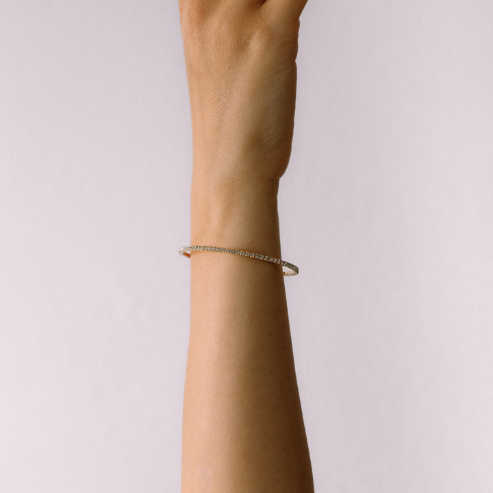 CLASSIC CRYSTAL BANGLE GOLD