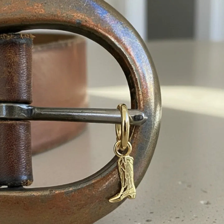 COWBOY BOOT HUGGIE EARRINGS