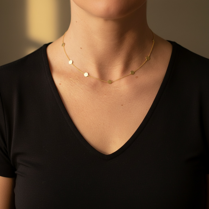 DISC PENDANT NECKLACE