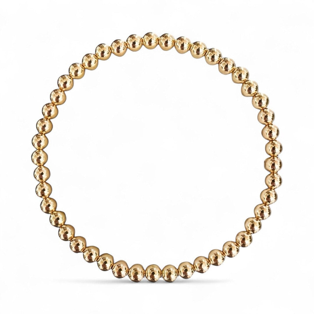 4mm Bead Bracelet • 18k Gold-Filled