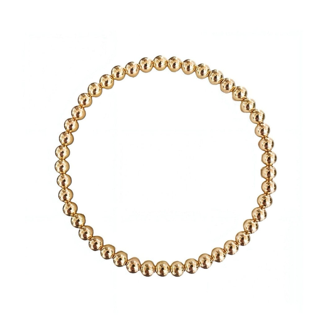 4mm Bead Bracelet • 18k Gold-Filled