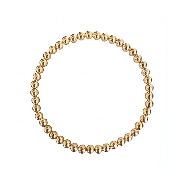 4mm Bead Bracelet • 18k Gold-Filled