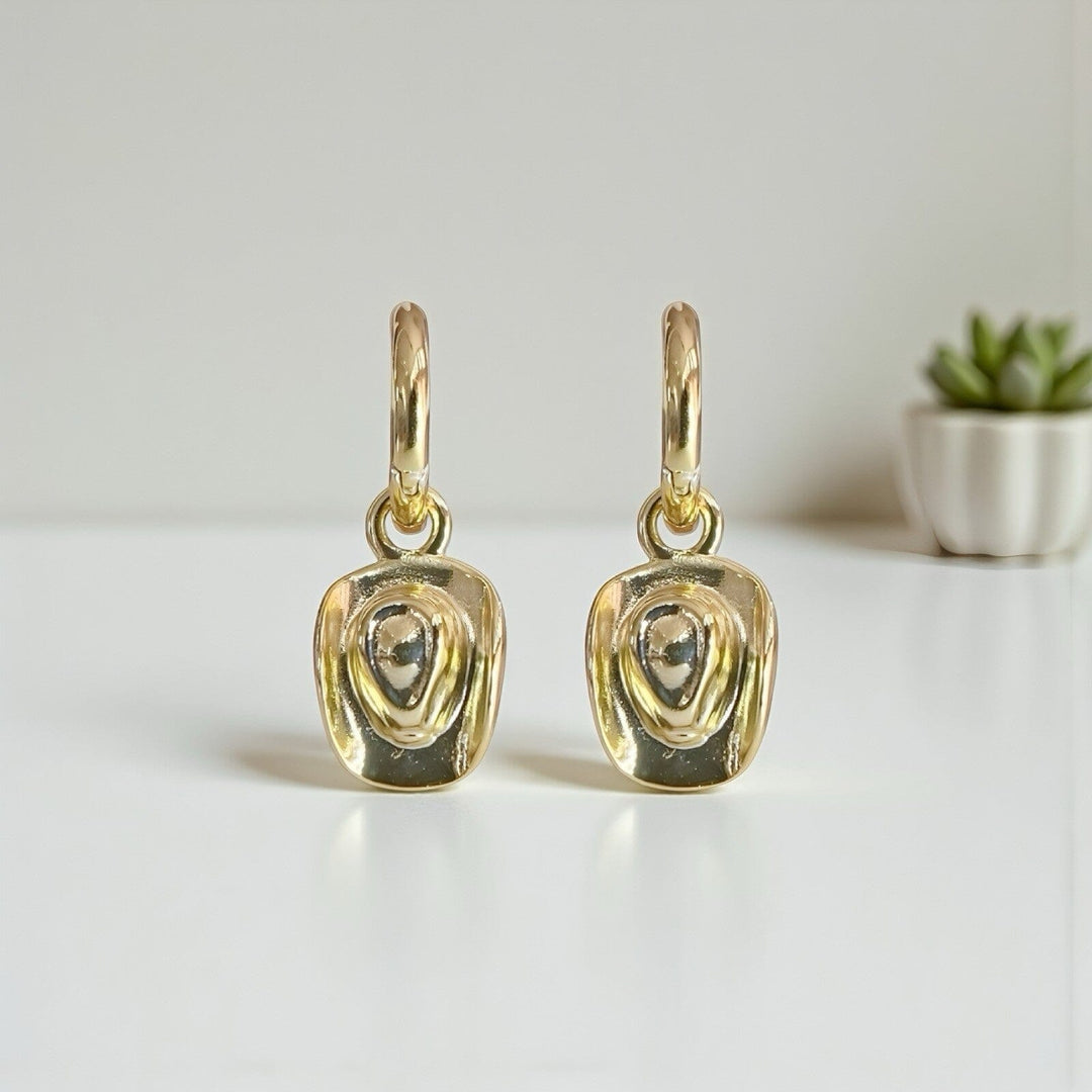 LUCA HAT HUGGIE EARRINGS