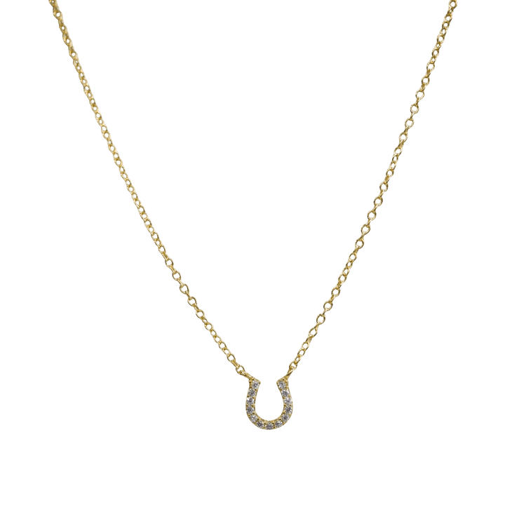 TINY HORSESHOE NECKLACE