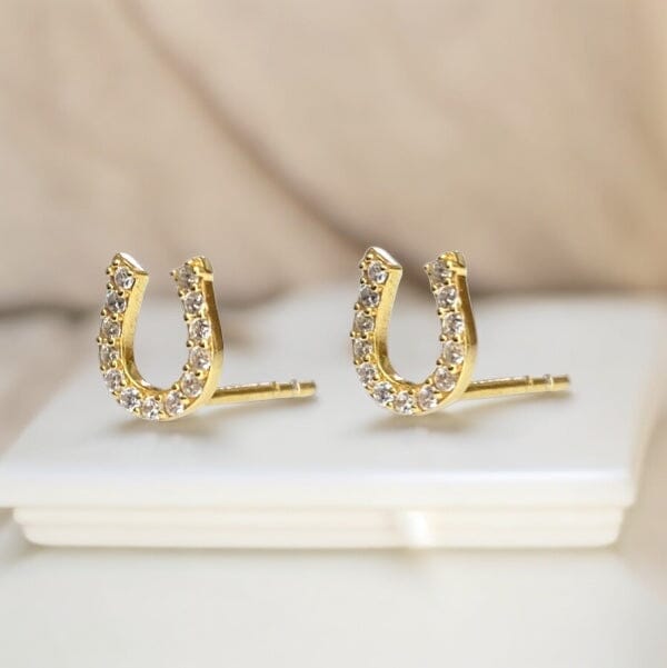 BABY HORSESHOE STUDS