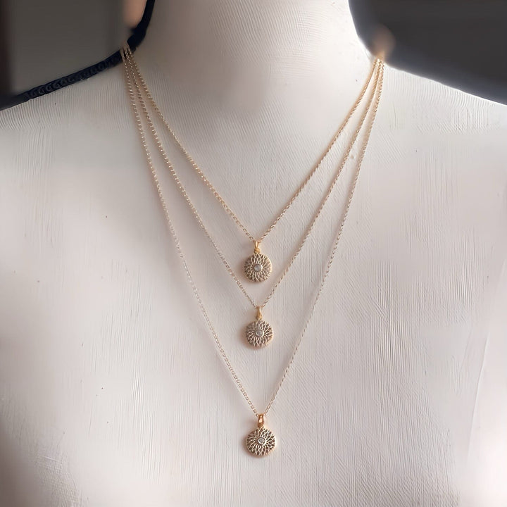 MINIMALIST LOTUS NECKLACE