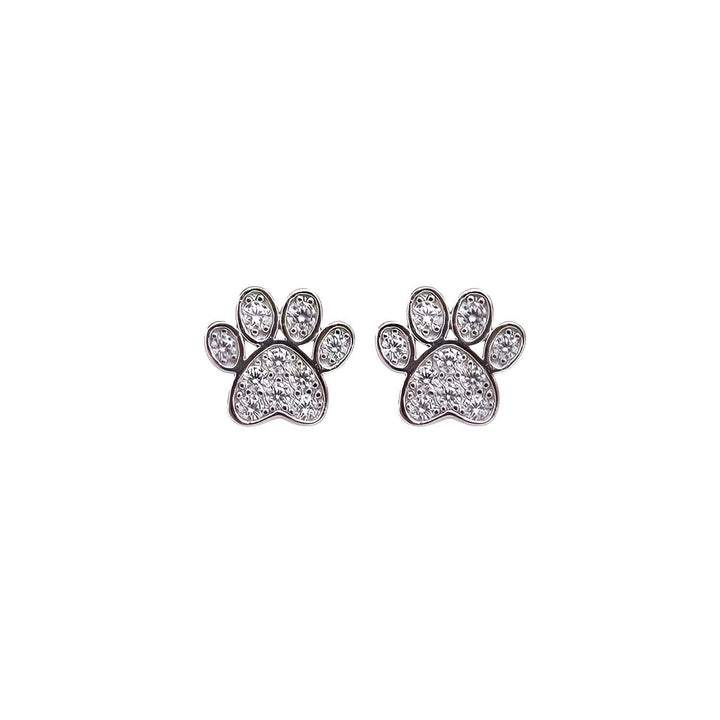 PAW PRINT STUD EARRINGS