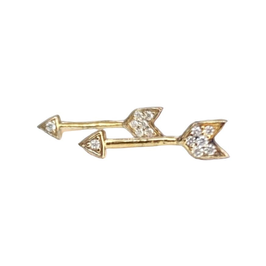 Mini Arrow Studs – sterling silver stud earrings – Sugar Bean Jewelry