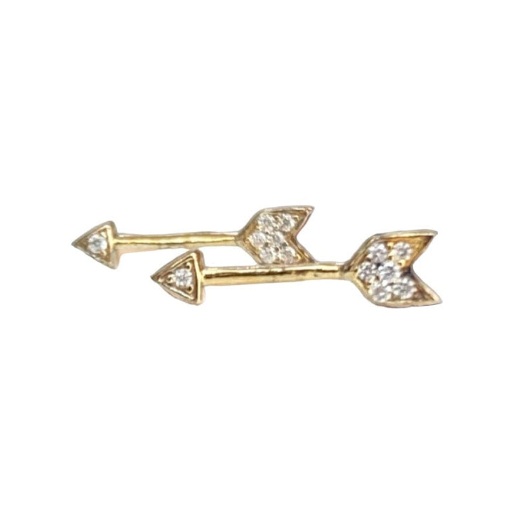 Mini Arrow Studs – sterling silver stud earrings – Sugar Bean Jewelry