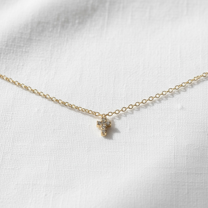 MINI CROSS NECKLACE