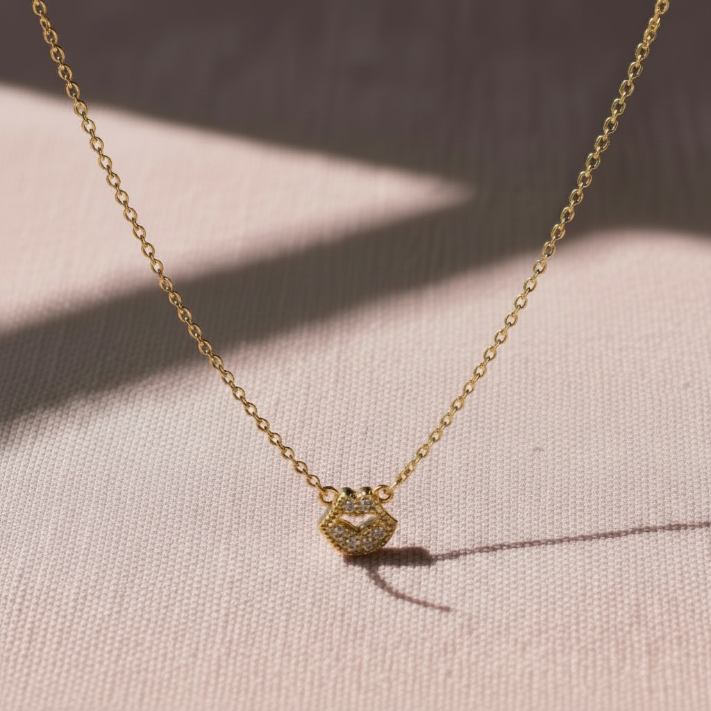 MINIATURE LIPS NECKLACE