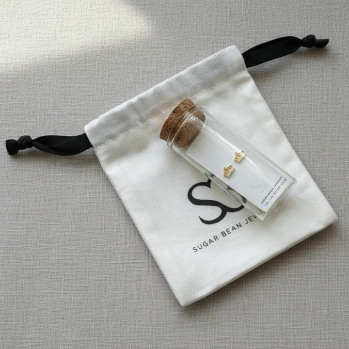 MINI CROWN STUDS