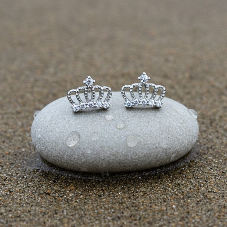 MINI CROWN STUDS