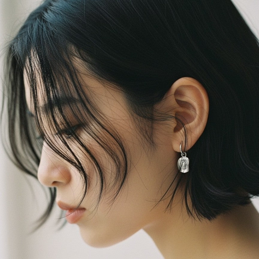 COWBOY HAT HUGGIE EARRINGS