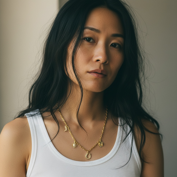 COWGIRL WESTERN CHARM NECKLACE