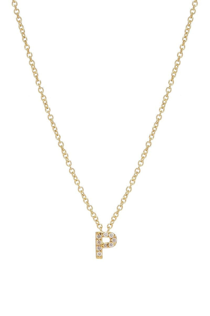 INITIAL NECKLACE GOLD