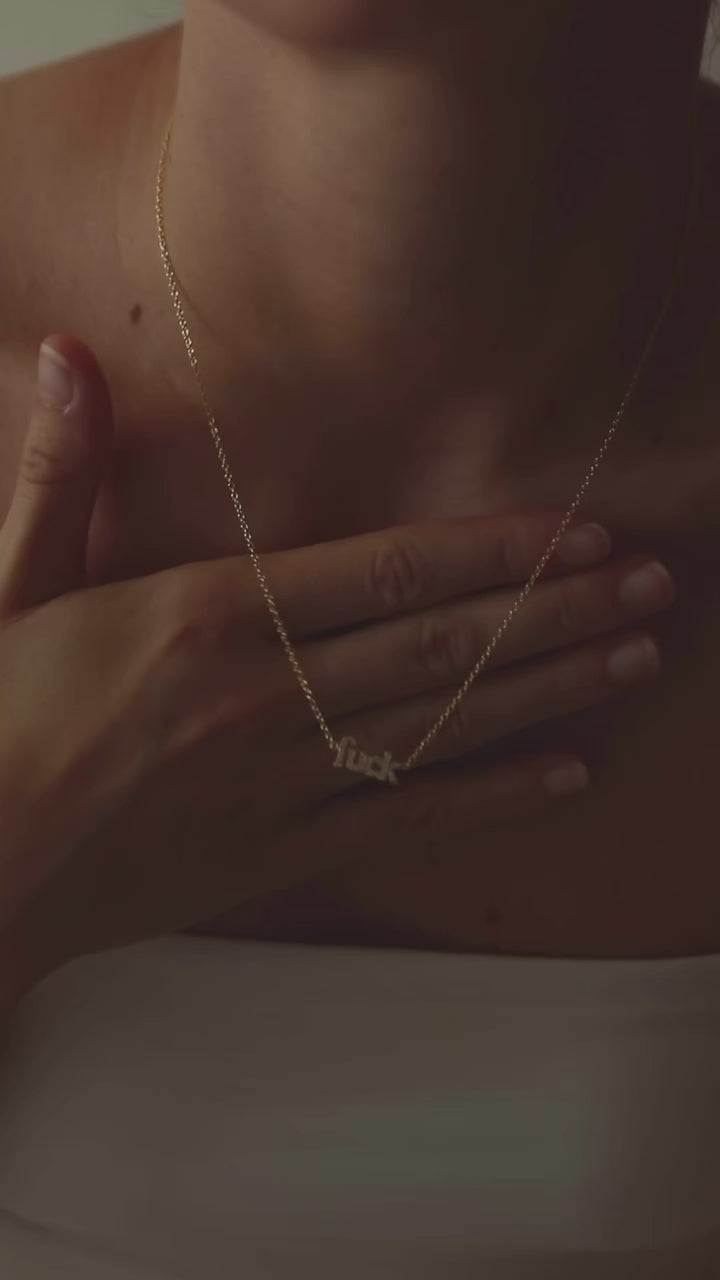 The Little F Necklace