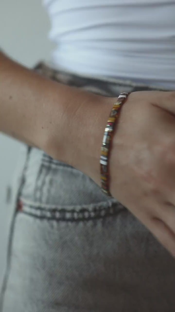 Driftwood Tila bracelet video