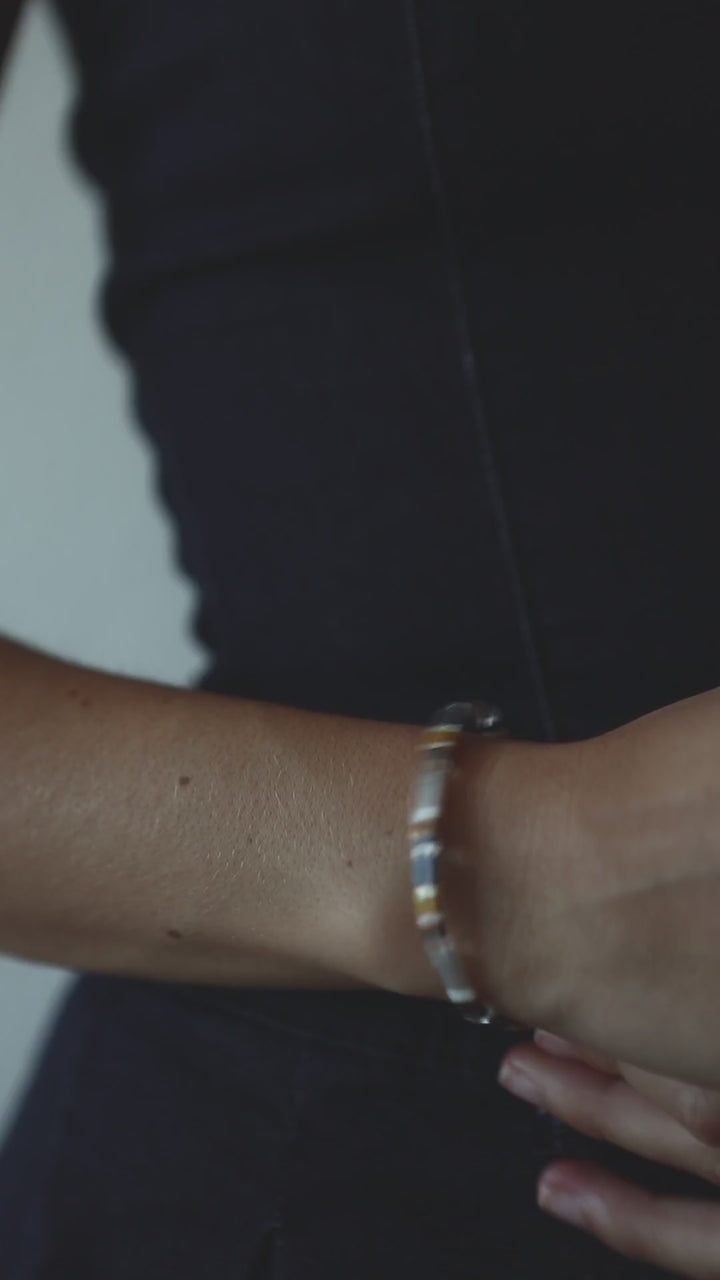 Storm Cloud Tila bracelet video