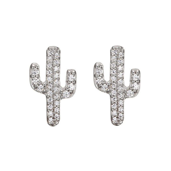 PRICKLY CACTUS STUD EARRINGS