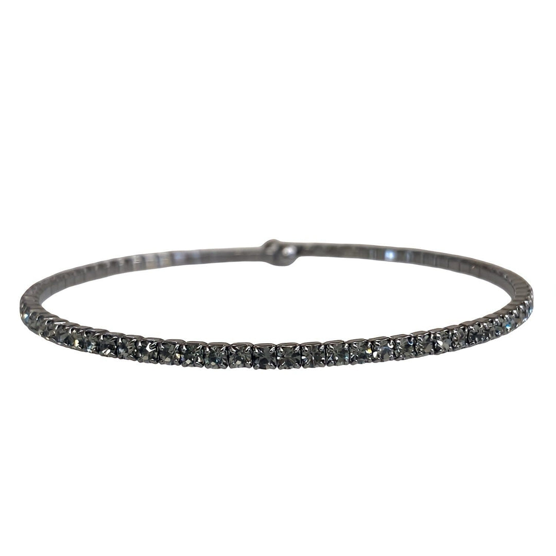 NICKEL CRYSTAL BANGLE