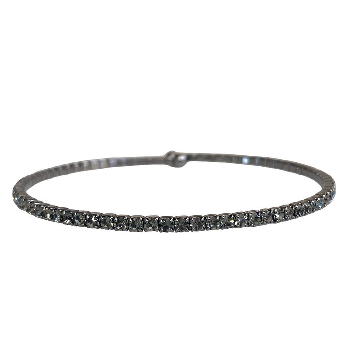 NICKEL CRYSTAL BANGLE