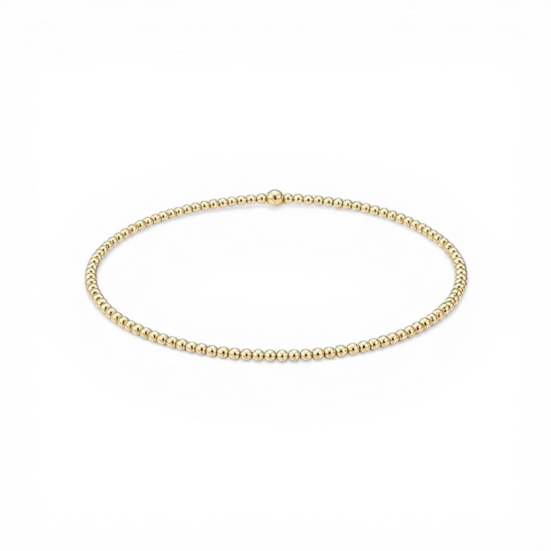 Steadfast 2mm gold filled bracelet stacked – Sugar Bean Jewelry