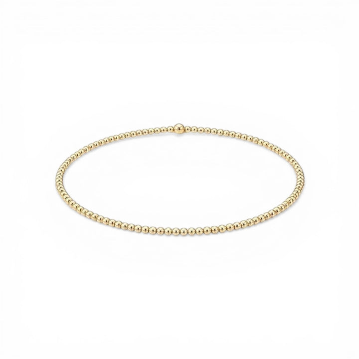 Steadfast 2mm gold filled bracelet stacked – Sugar Bean Jewelry