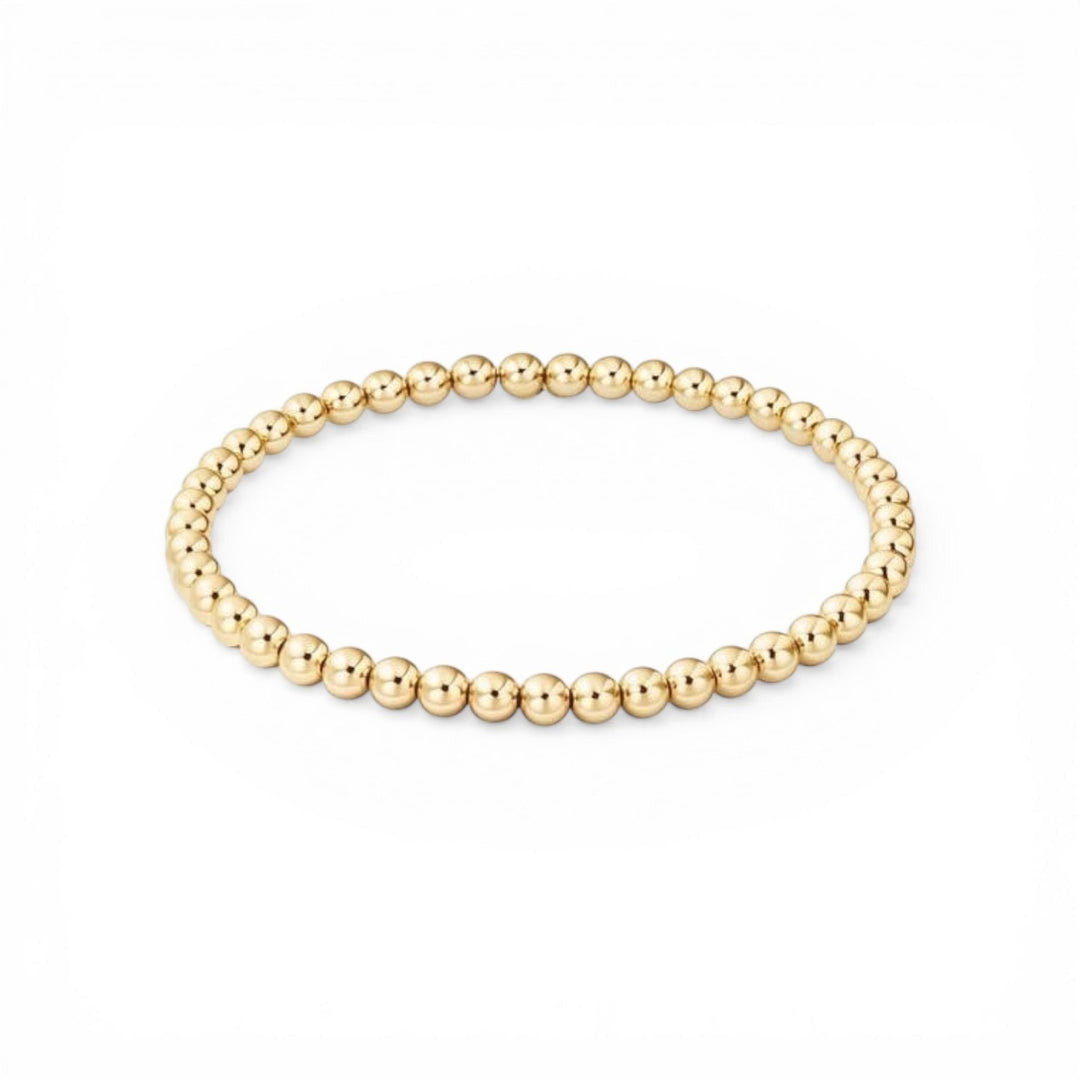Steadfast 4mm gold filled bracelet detail – Sugar Bean Jewelry