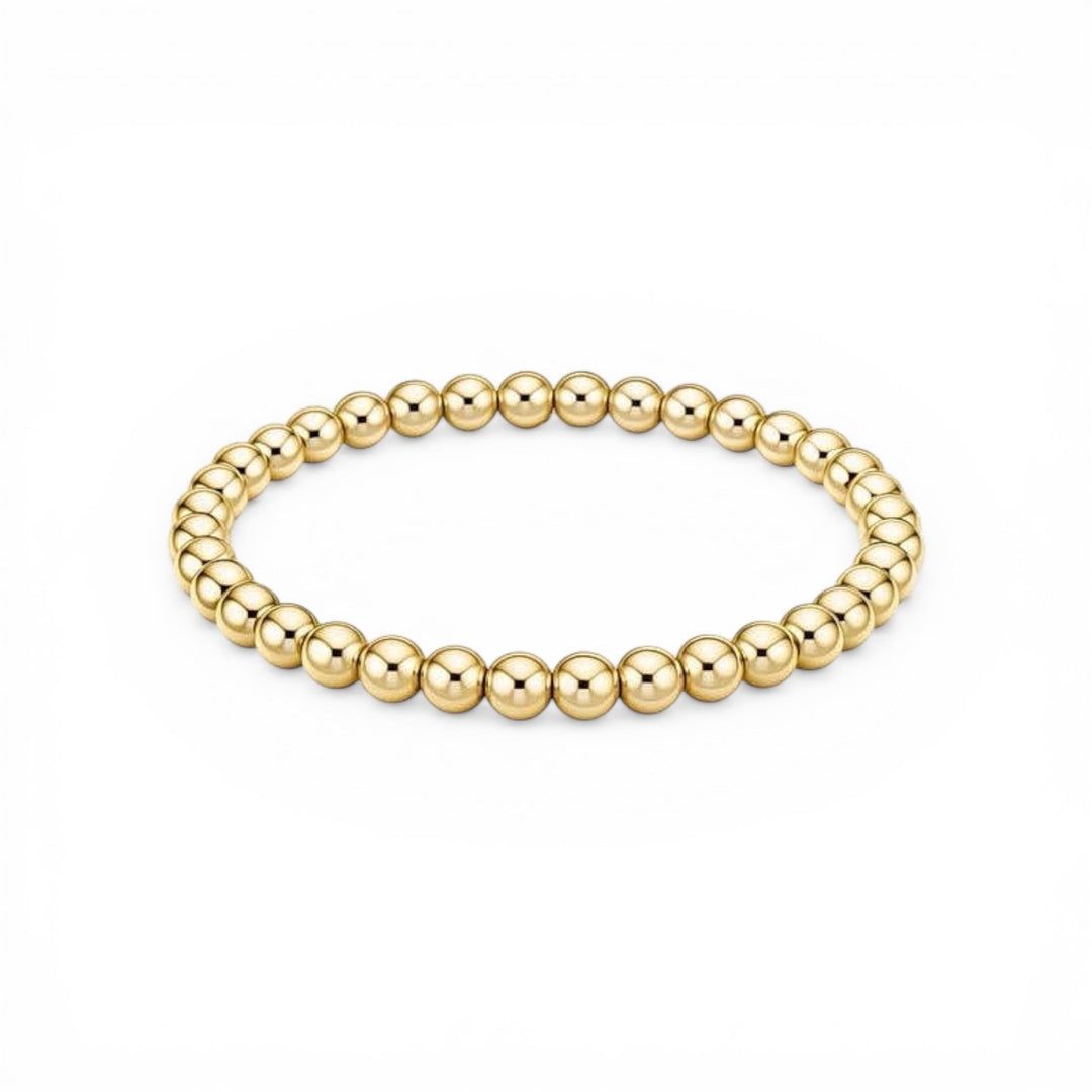 Steadfast 5mm gold filled bracelet detail – Sugar Bean Jewelry
